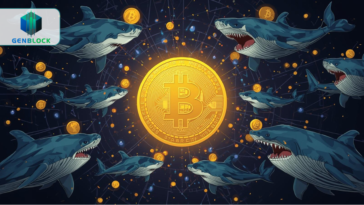 Cá voi Bitcoin mua mạnh nhất từ sau cú sập FTX 2022, tích lũy thêm 110.000 BTC