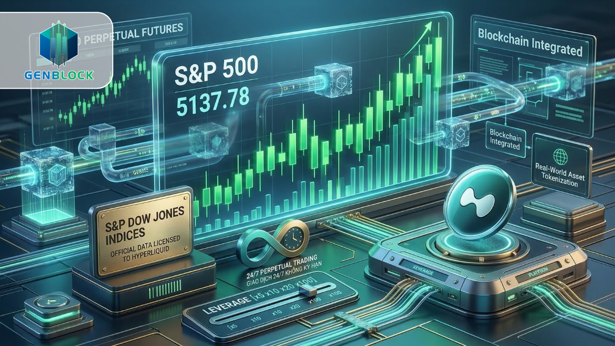 S&P 500 lên blockchain, giao dịch futures 24/7 không kỳ hạn