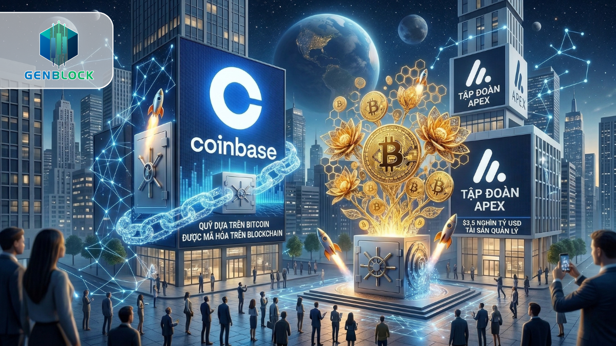 Coinbase đưa quỹ Bitcoin lên blockchain, Apex quản lý 3,5 nghìn tỷ USD