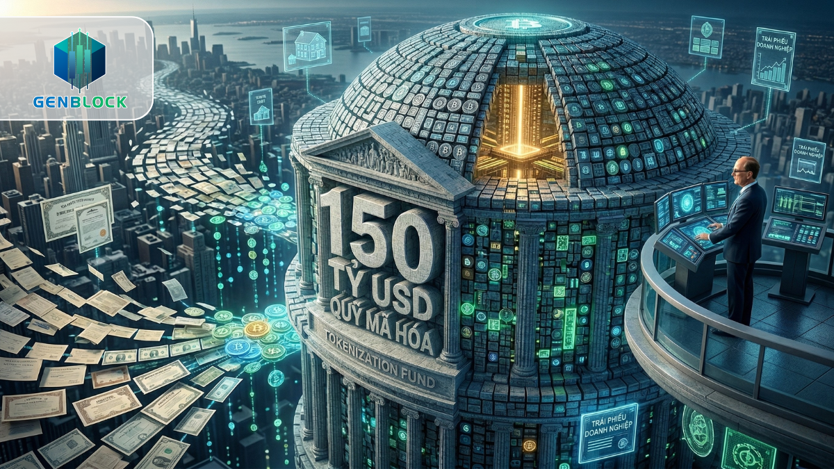 BlackRock cược 150 tỷ USD vào quỹ token hóa