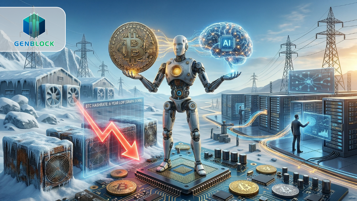 Hashrate Bitcoin lần đầu giảm sau 6 năm vì AI