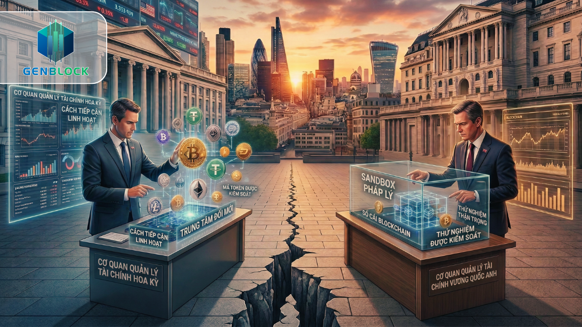 Mỹ – Anh bất đồng về hợp tác quản lý crypto và token hóa tài sản