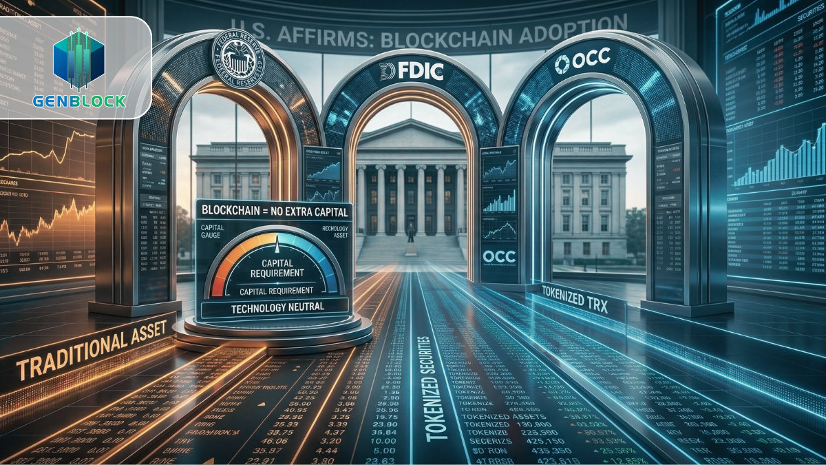 Mỹ khẳng định chứng khoán token hóa không bị áp vốn bổ sung