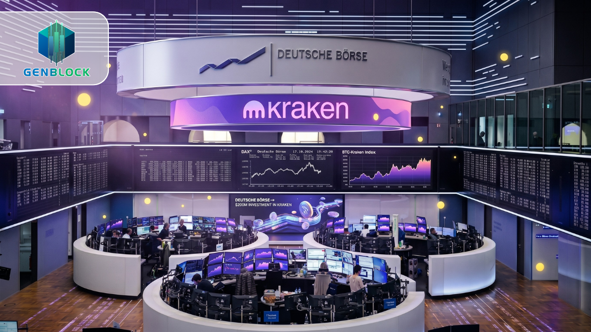 Deutsche Boerse rót 200 triệu USD vào Kraken, tăng cược crypto