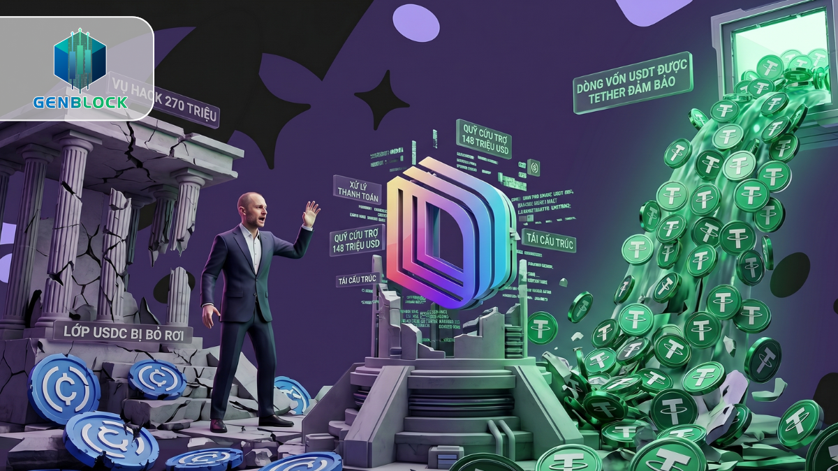 Drift nhận 148 triệu USD, bỏ USDC sang USDT sau vụ hack