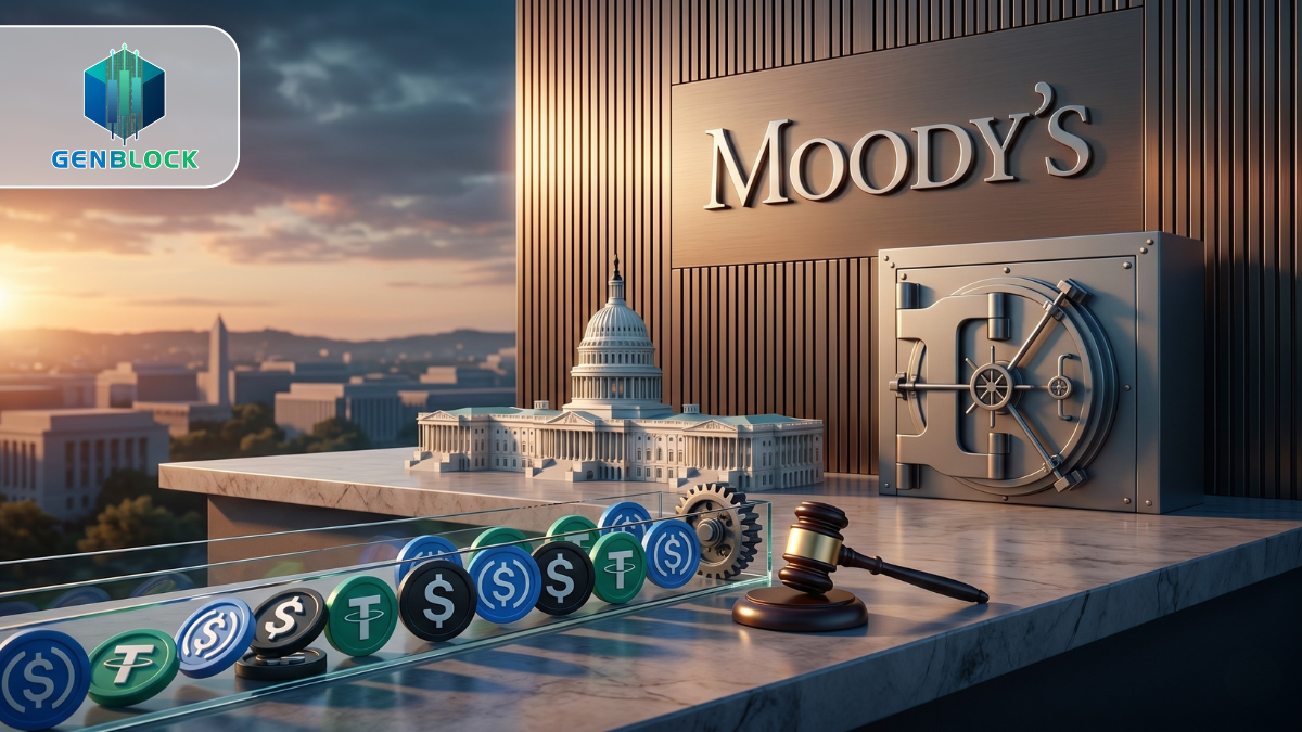 Moody’s: Stablecoin chưa đe dọa ngân hàng Mỹ trong ngắn hạn