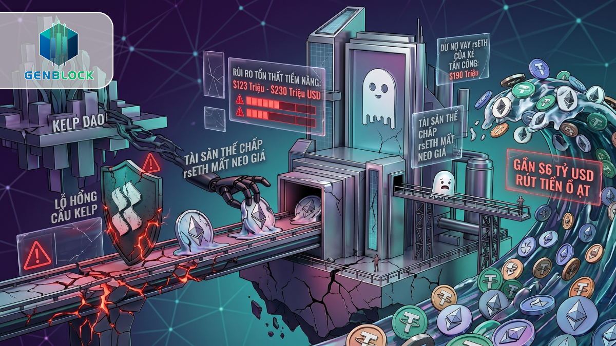 Aave có thể lỗ 230 triệu USD vì cú hack Kelp DAO