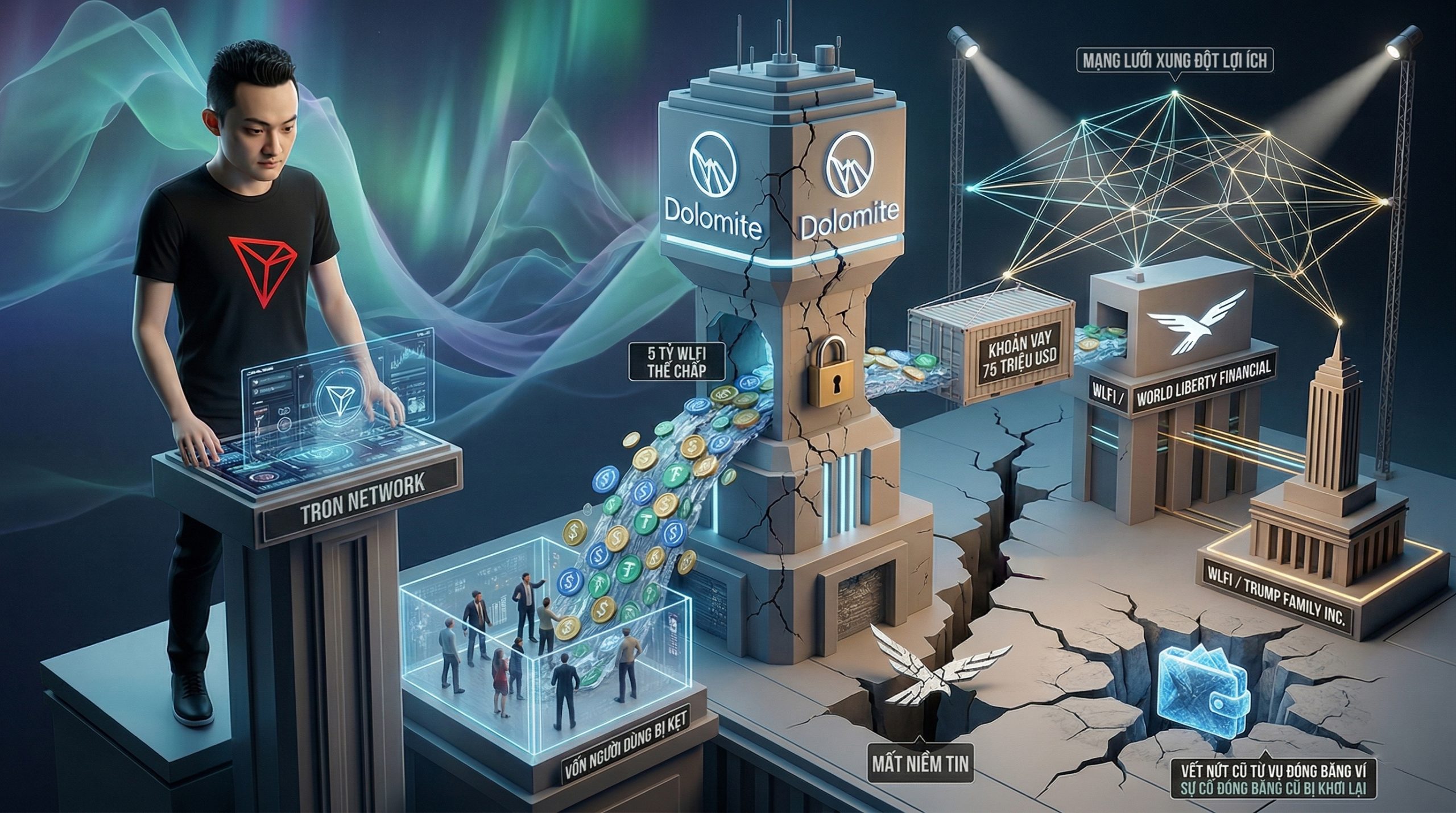 Justin Sun tố WLFI coi người dùng như cây ATM