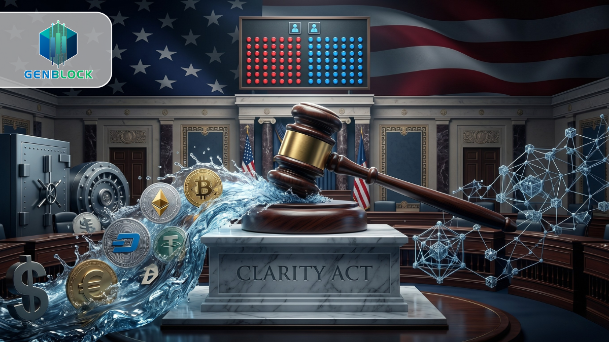 Thượng viện Mỹ đưa Clarity Act tiến gần luật crypto