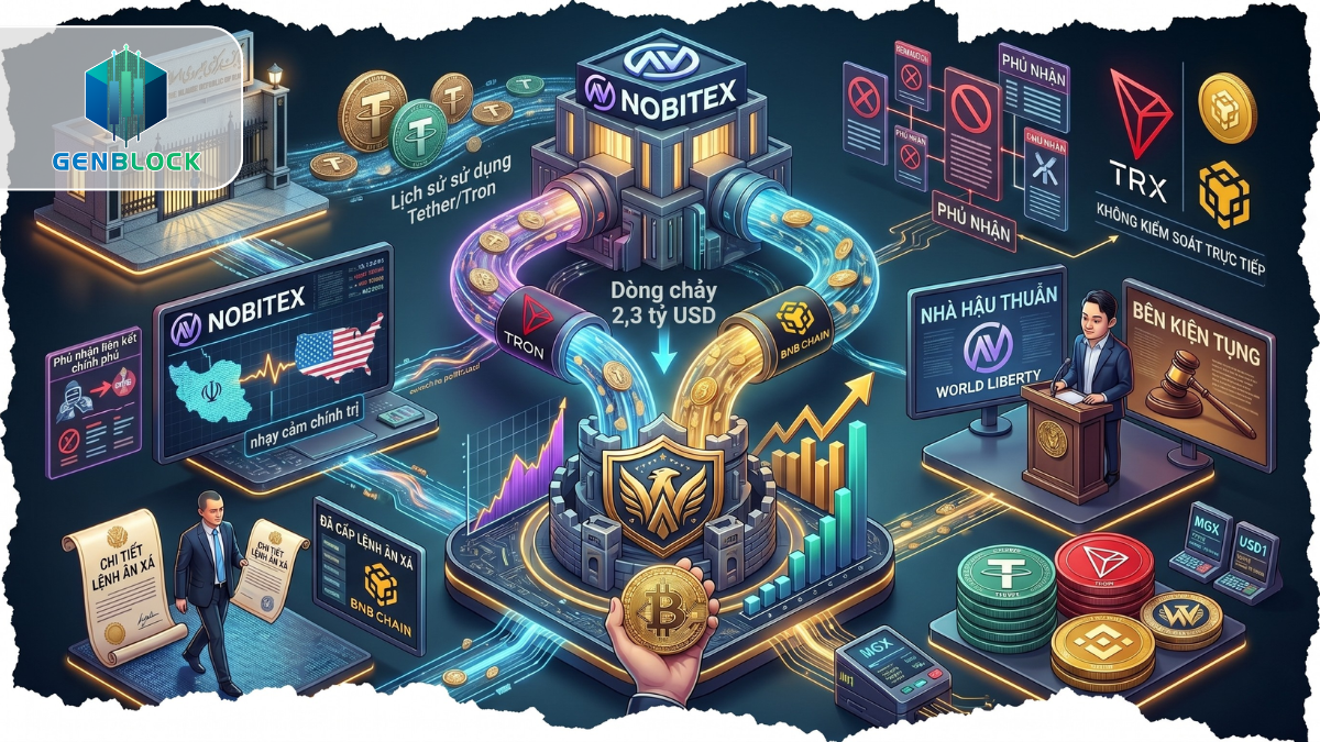 Nobitex, World Liberty và mạng lưới crypto Iran 2,3 tỷ USD