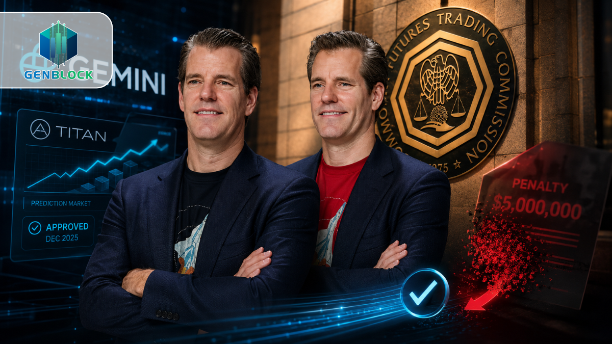 CFTC rút án phạt Gemini 5 triệu USD
