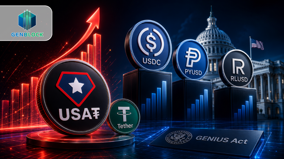 USAT tăng 540%, Tether vẫn kém xa USDC