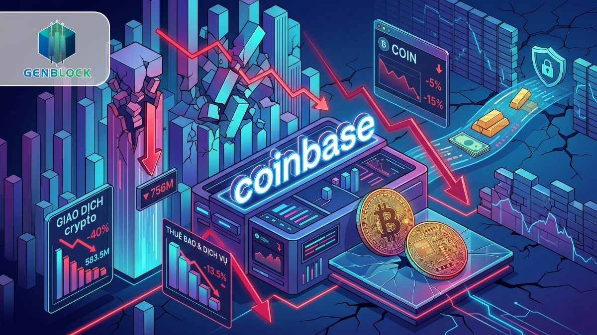 Coinbase lỗ quý thứ hai, cổ phiếu giảm gần 15%