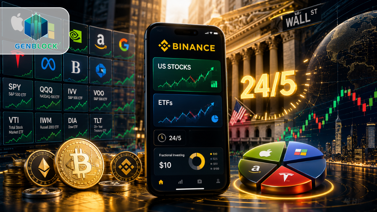 Binance mở giao dịch cổ phiếu Mỹ, hơn 7.000 mã