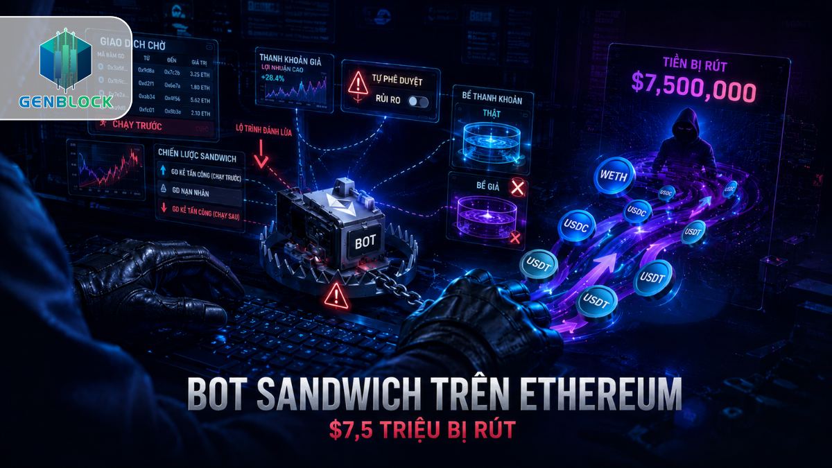Bot sandwich Ethereum bị rút 7,5 triệu USD