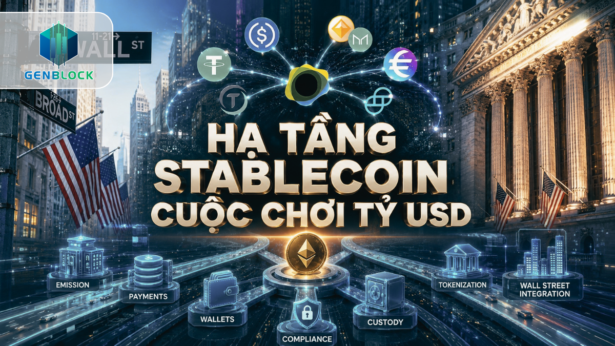 Hạ tầng stablecoin mới là cuộc chơi tỷ USD